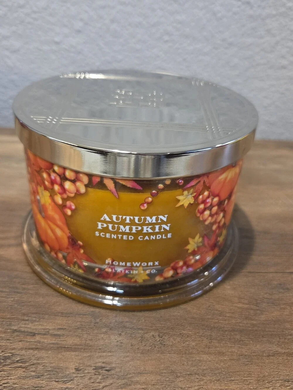 Homeworx Slatkin & Co. Autumn Pumpkin Candle -Tested
